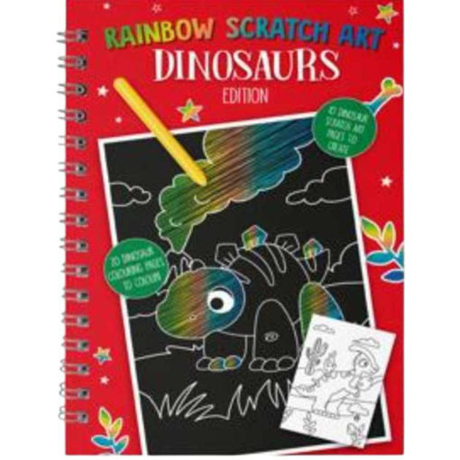 Picture of SCRATCH ART BOOK DINOSAUR